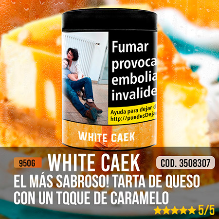 white caek